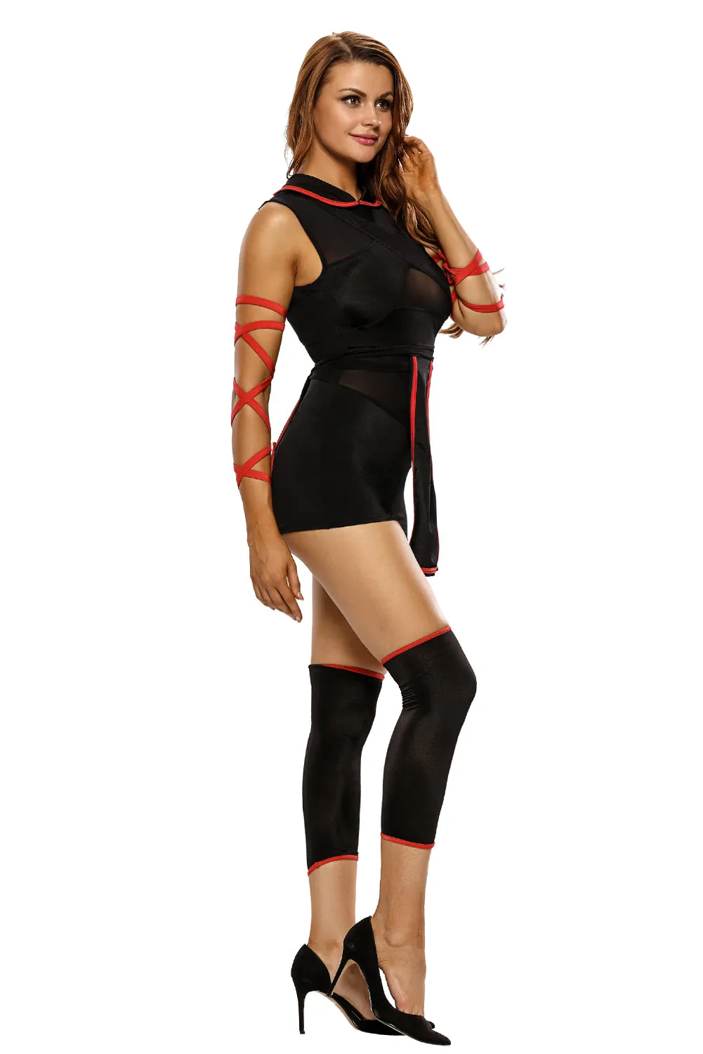 4pcs Ninja Striker Costume