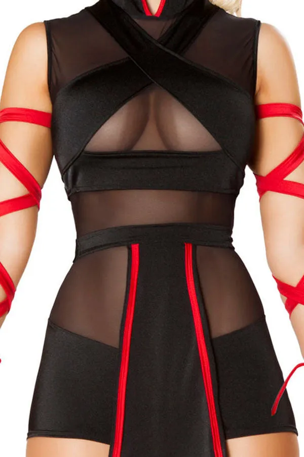 4pcs Ninja Striker Costume