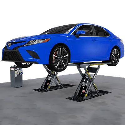BendPak MDS-6LPF Mid-Rise Scissor Lift For Cars 6,000 Lb. Capacity, Open Center-FLUSH-MOUNT, 1-Phase - 5175227