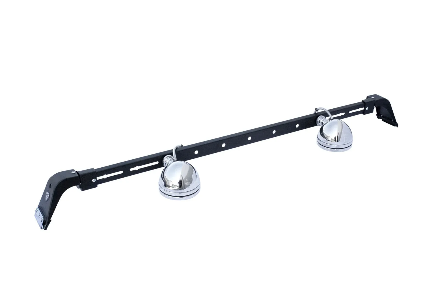 Carr 210871 Deluxe Rota Light Bar; XP3 Black Powder Coat