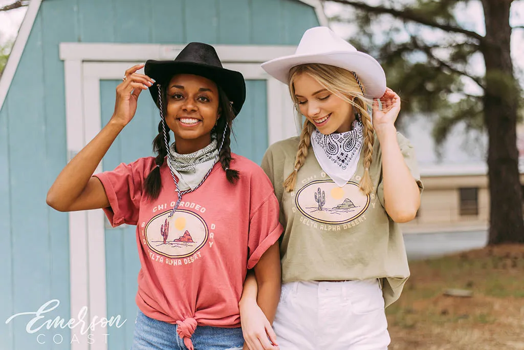 Chi Omega Rodeo Bid Day Tee