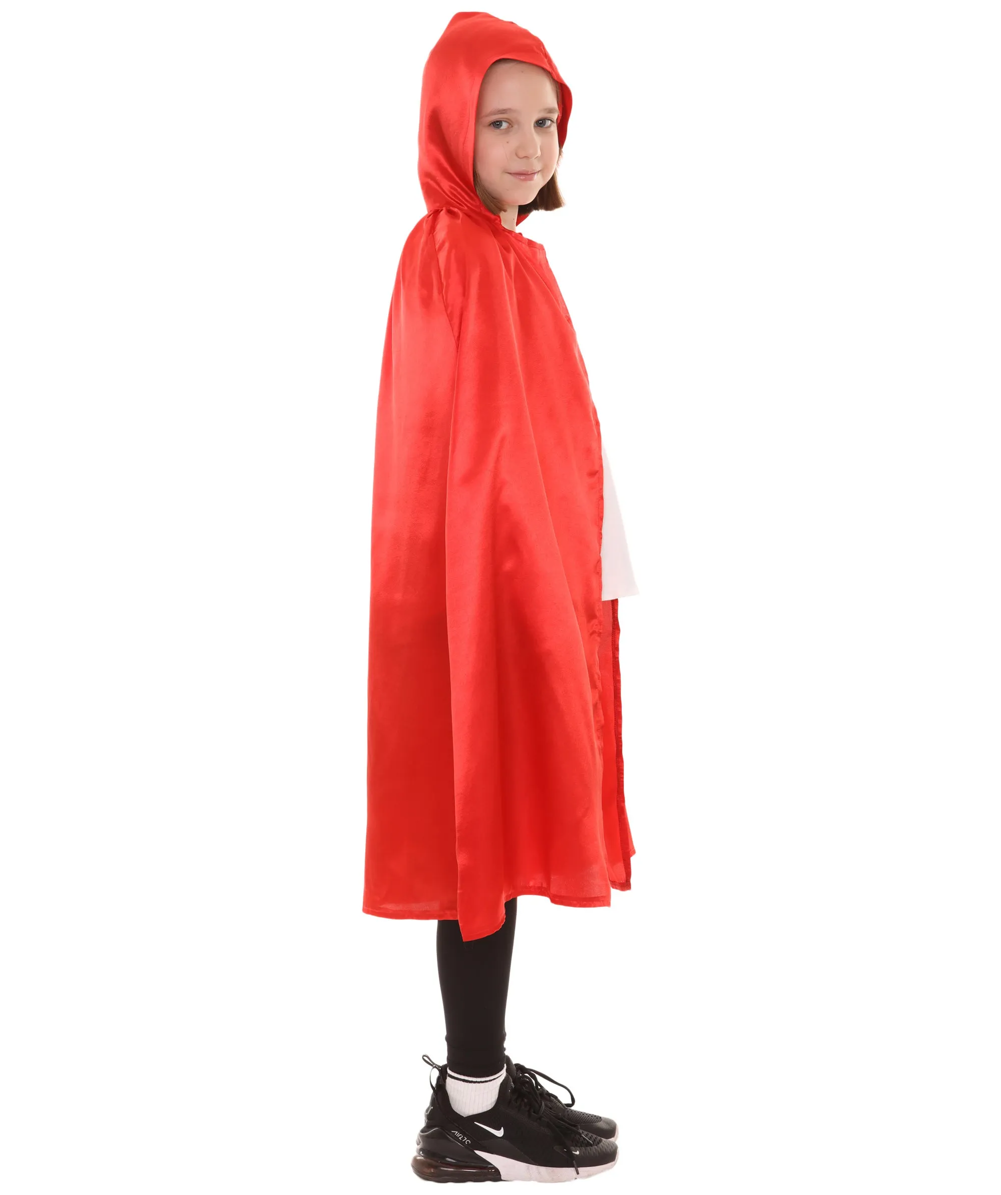Child's Hooded Cape Costume | Multiple Color Option Cosplay Costume
