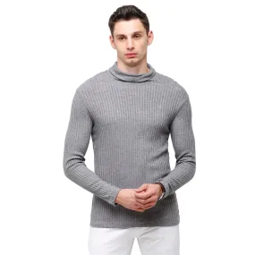 Classic Polo Men's Solid Grey Full Sleeve Slim Fit Henley T-Shirt ( VERNO - 272 A SF HN )