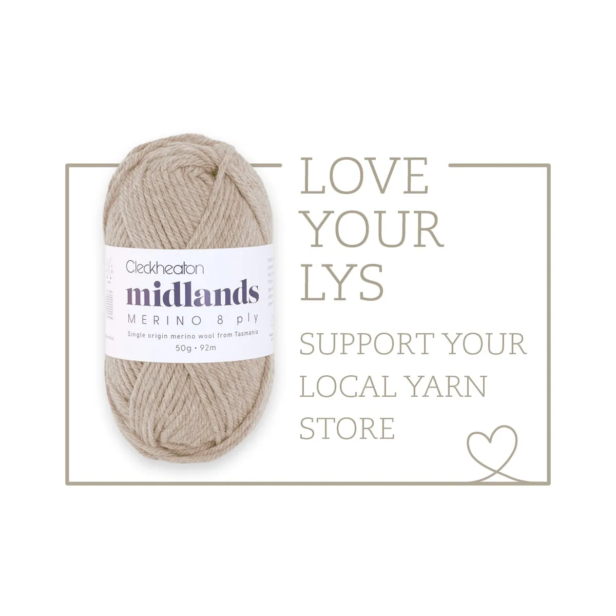 CLECKHEATON DRIFTWOOD CARDIGAN - Midlands Merino 8 ply