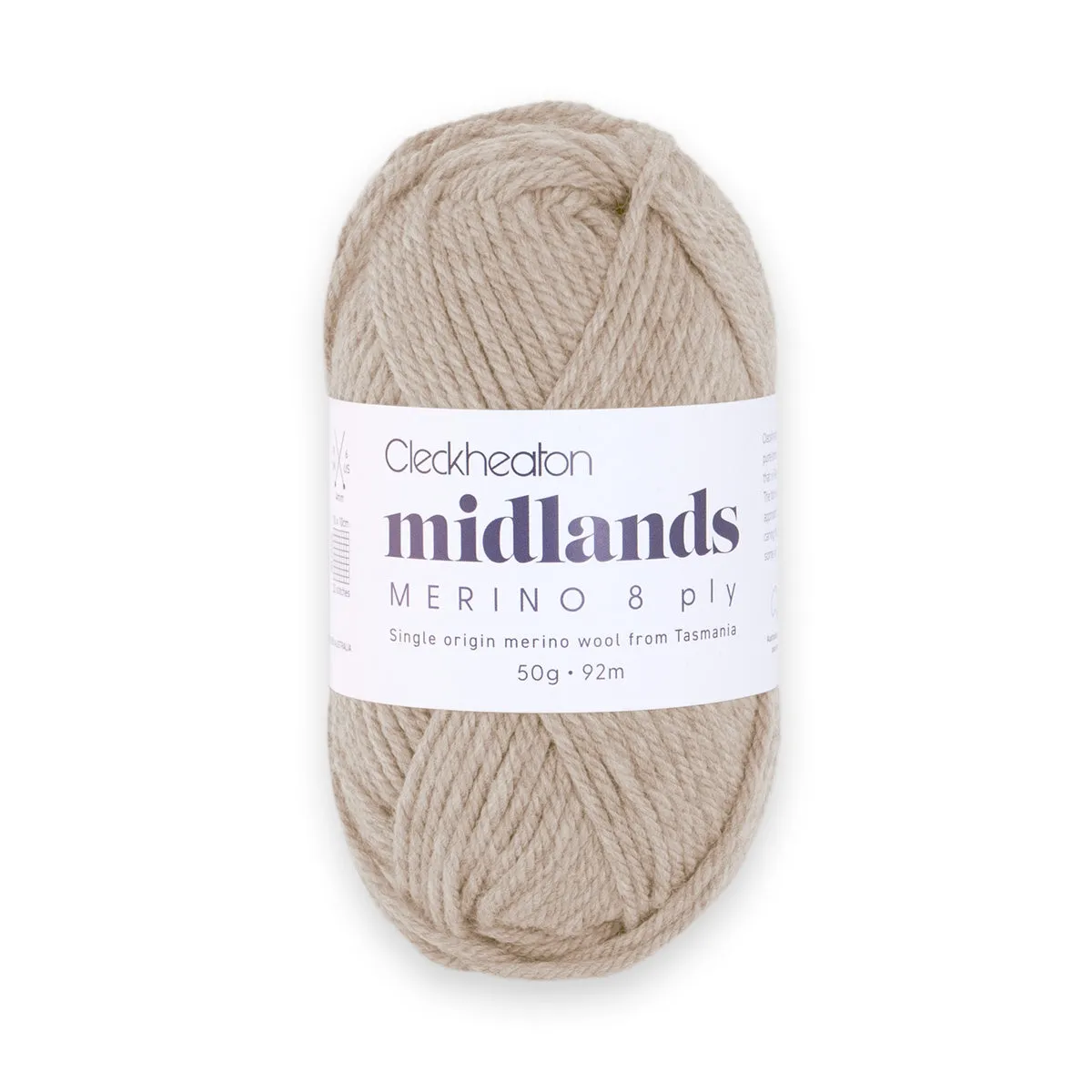 CLECKHEATON DRIFTWOOD CARDIGAN - Midlands Merino 8 ply