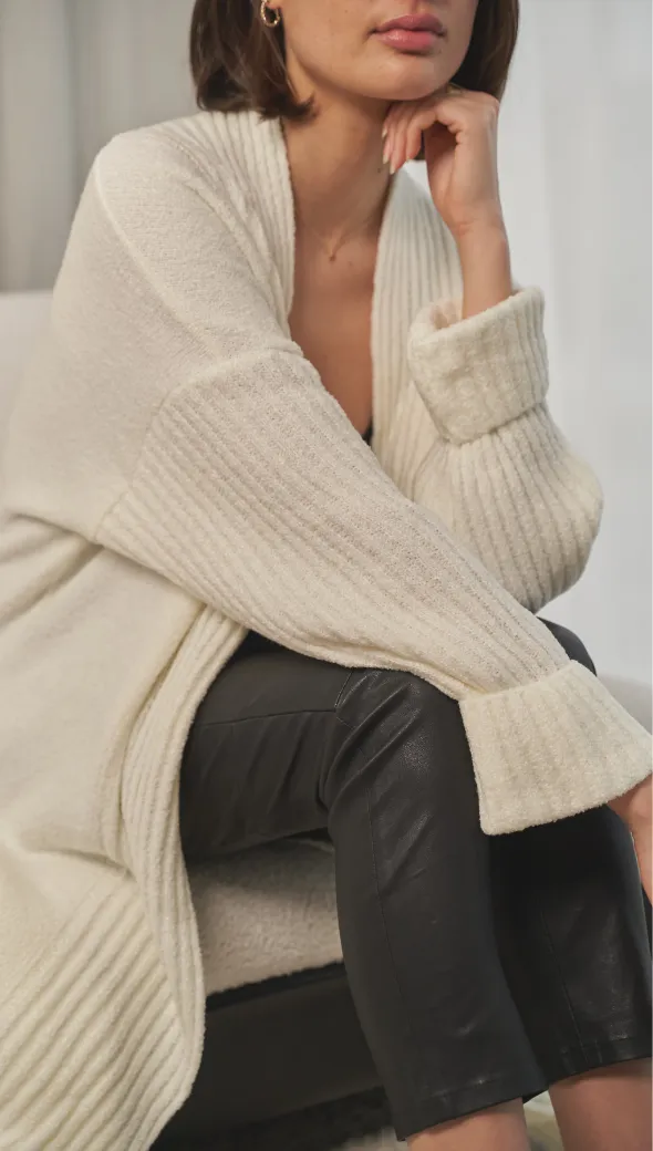 EMILIE CARDIGAN - IVORY