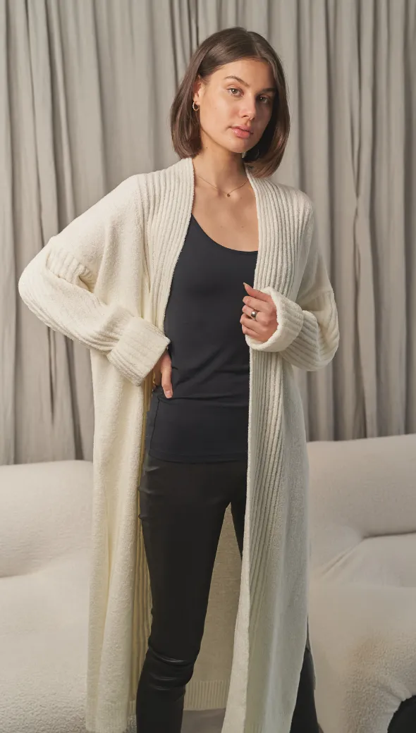 EMILIE CARDIGAN - IVORY
