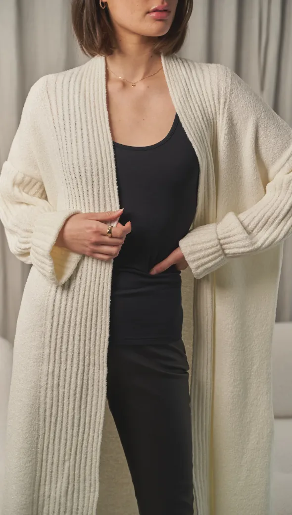 EMILIE CARDIGAN - IVORY
