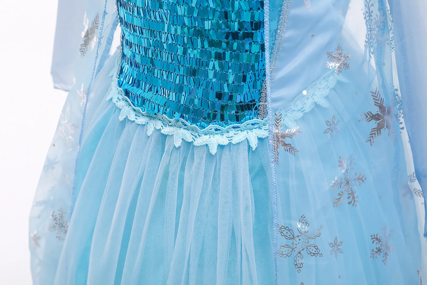 Fancydresswale Frozen Elsa Girl Princess Dress Cosplay costume