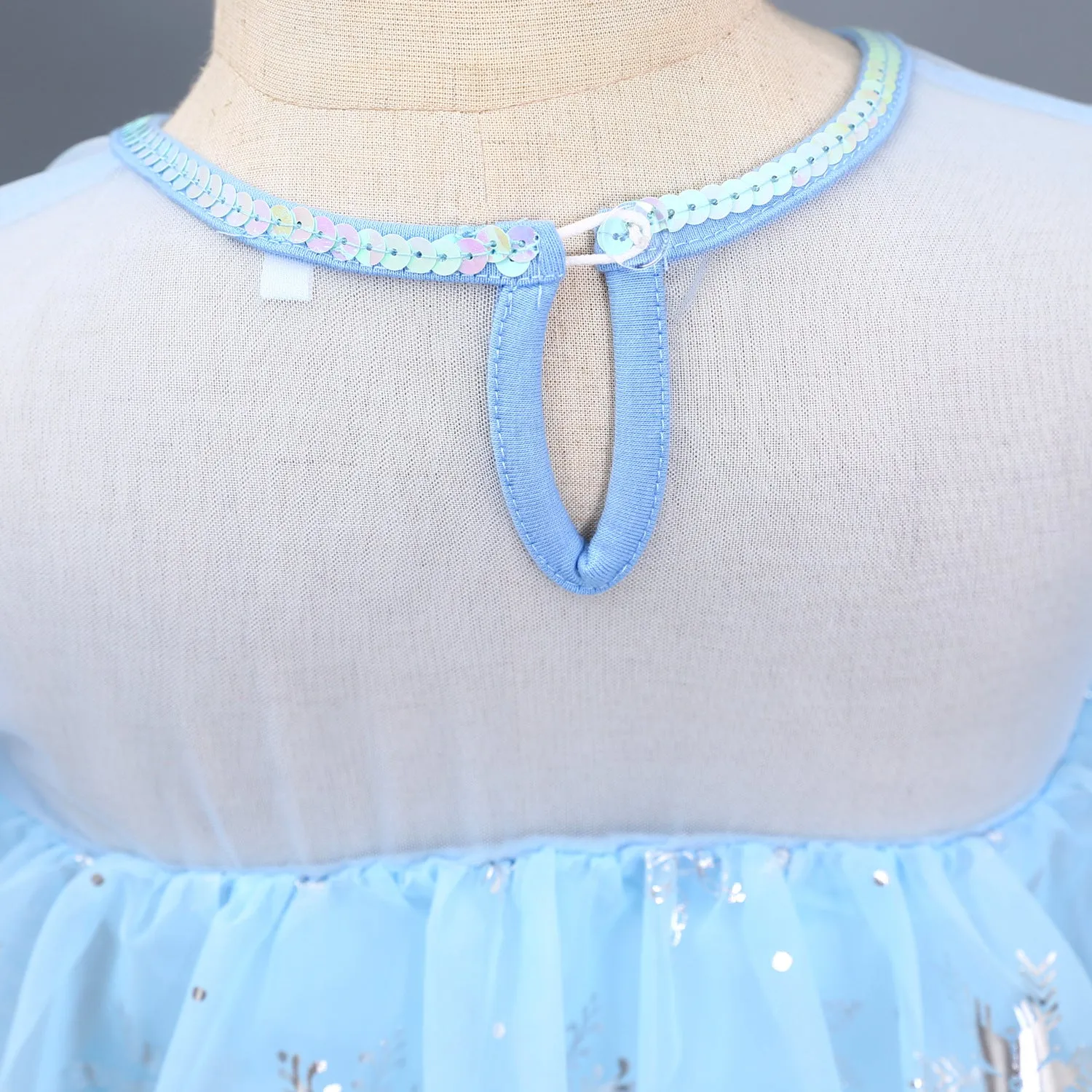 Fancydresswale Frozen Elsa Girl Princess Dress Cosplay costume
