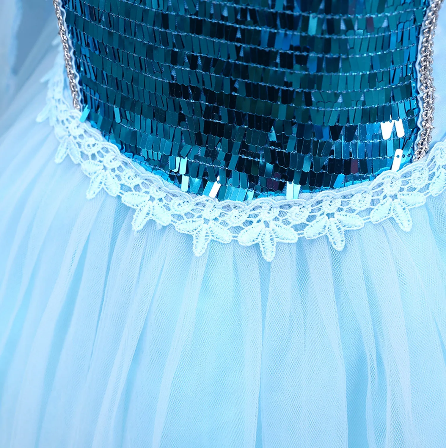 Fancydresswale Frozen Elsa Girl Princess Dress Cosplay costume