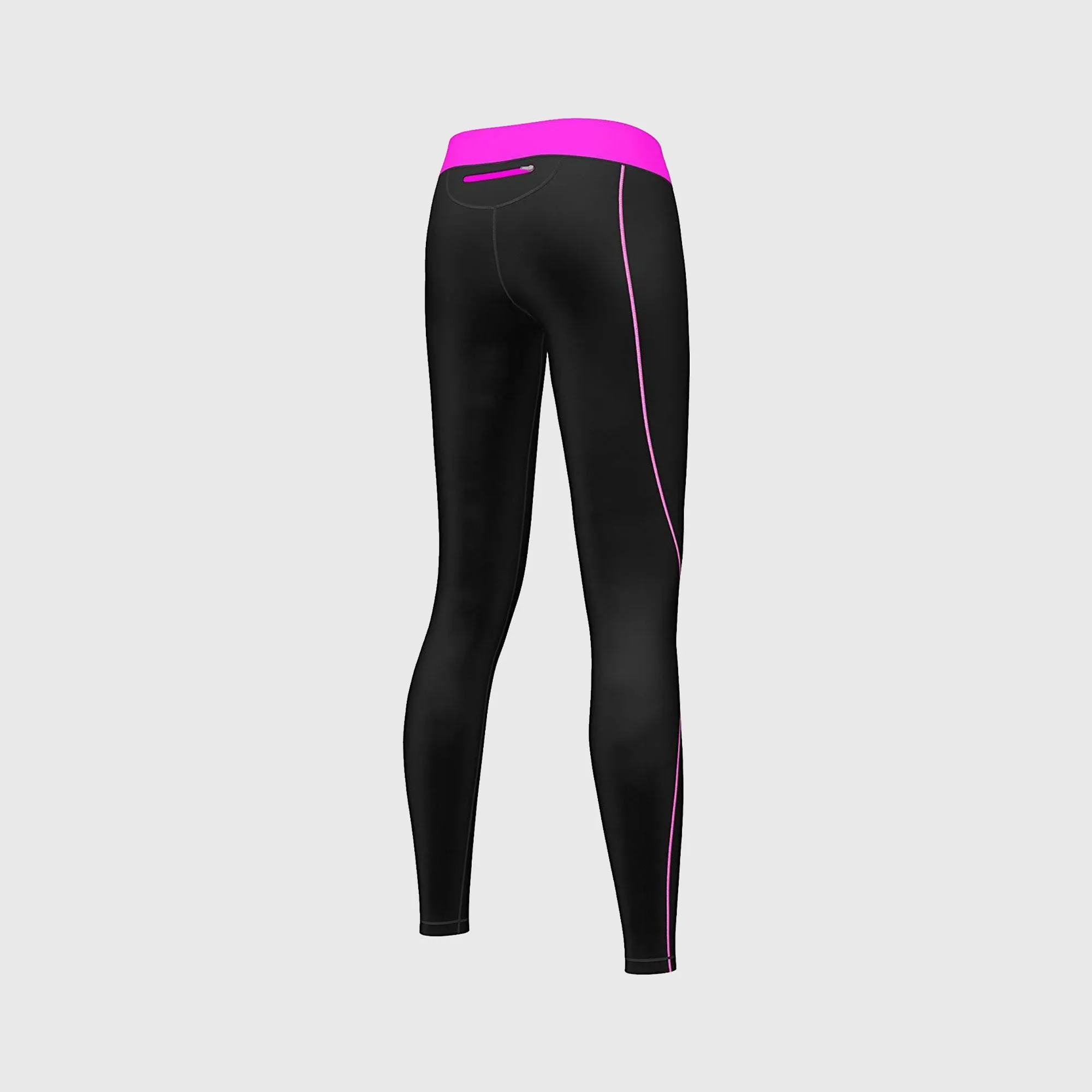 Fdx Women's & Girl's Set Monarch Pink Compression Top & Leggings