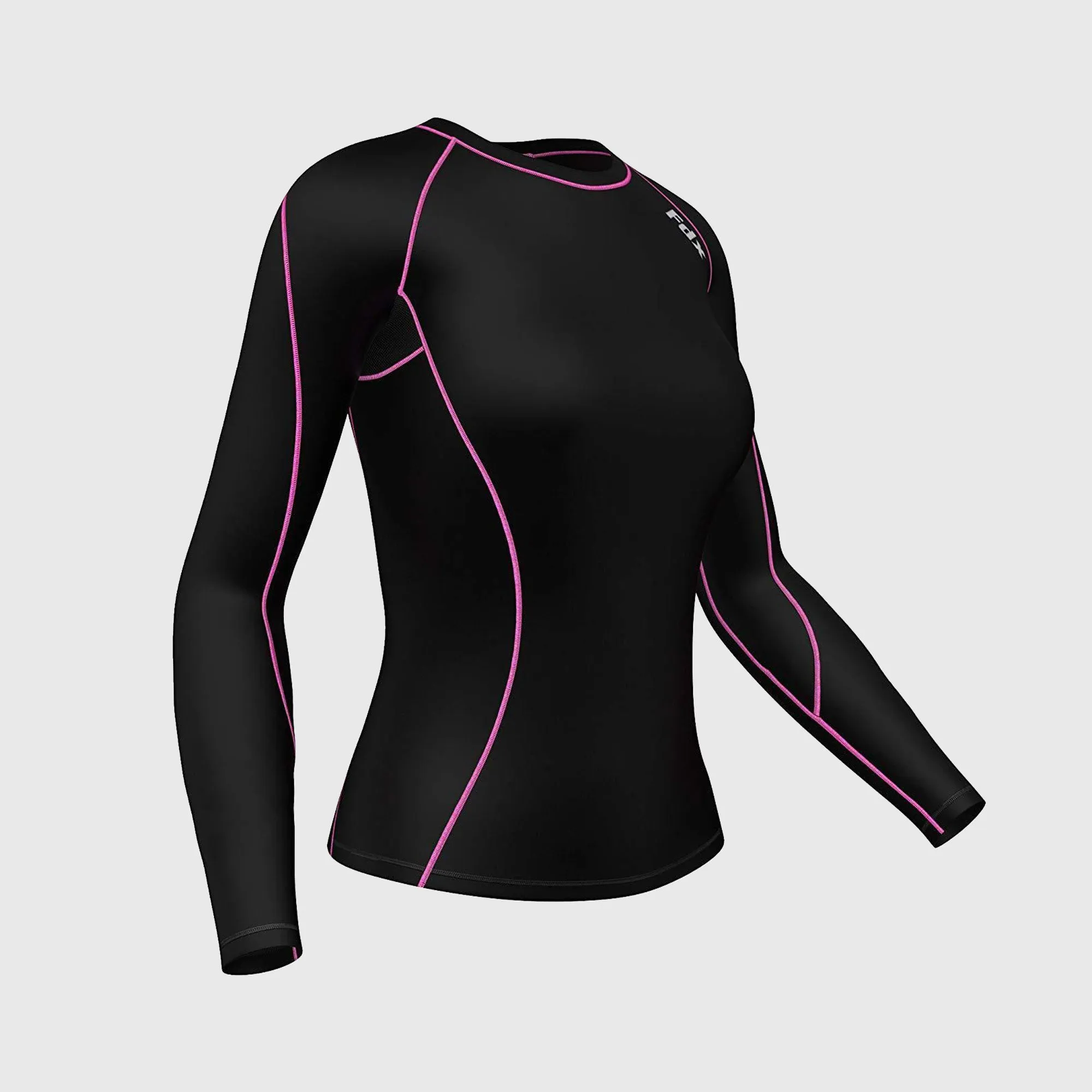 Fdx Women's & Girl's Set Monarch Pink Compression Top & Leggings