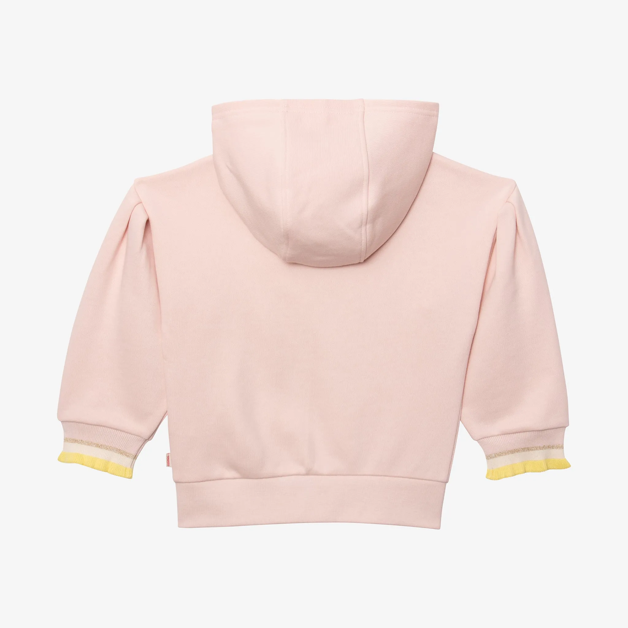 Girls' pink butterfly cardigan