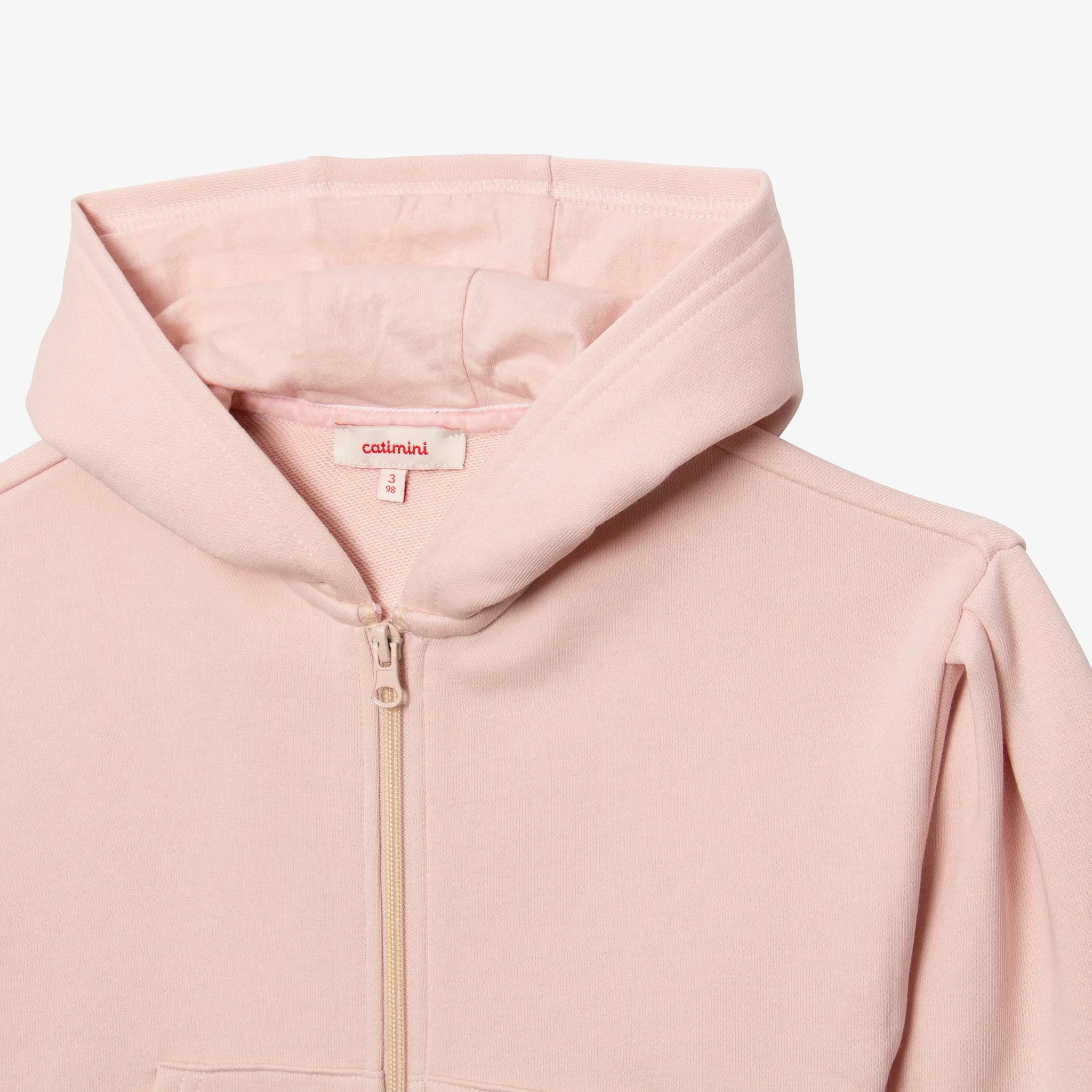 Girls' pink butterfly cardigan