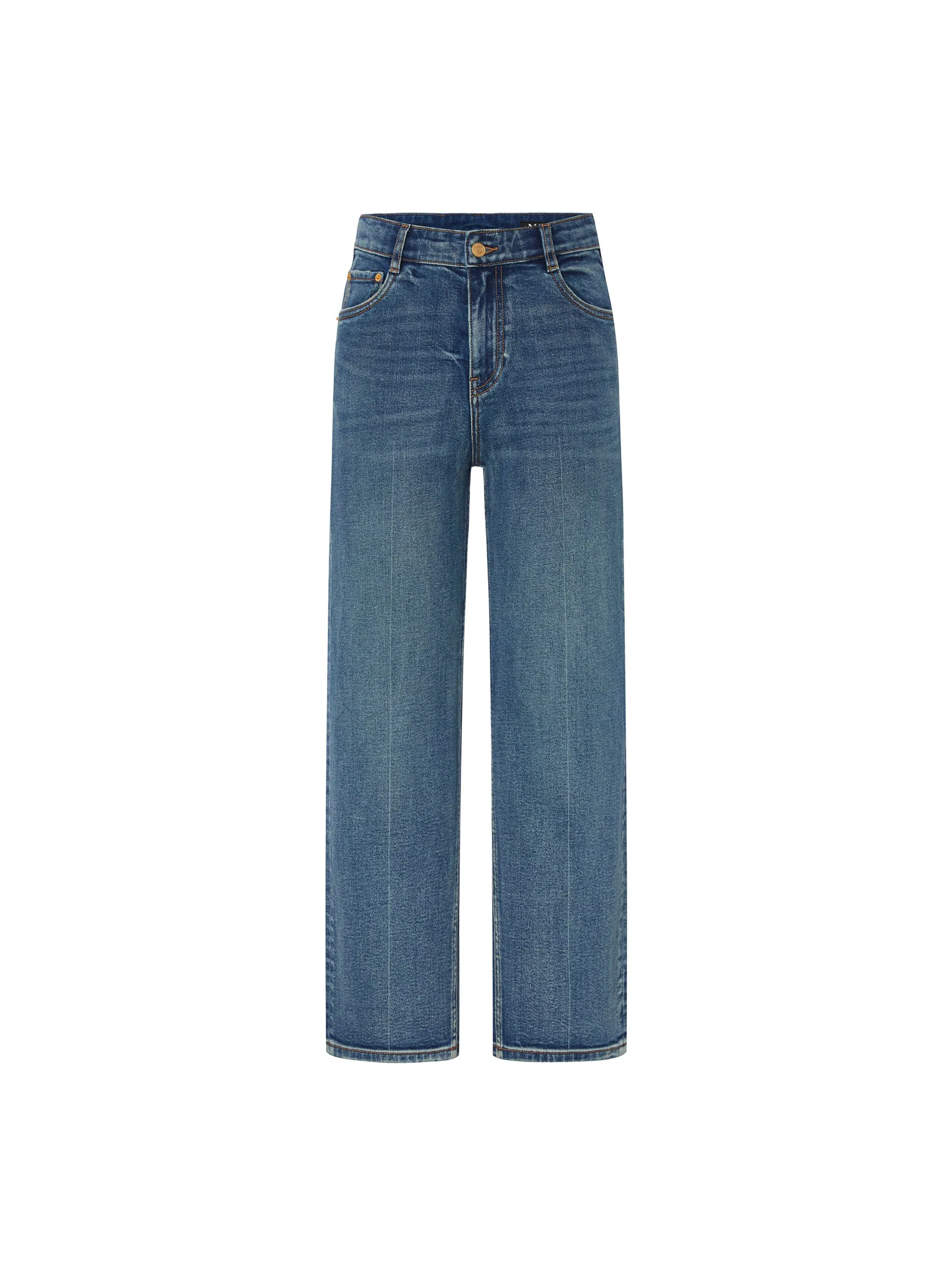 High Rise Straight Jeans