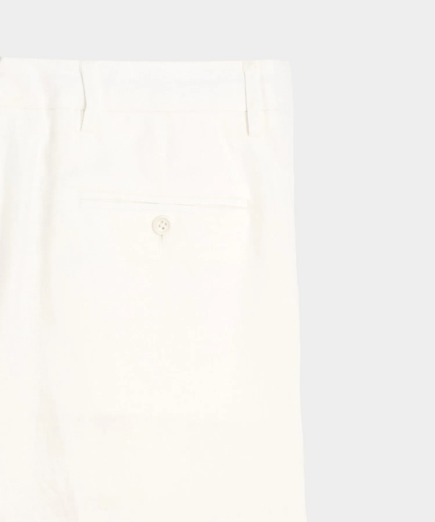 Irish Linen Wythe Trouser in White