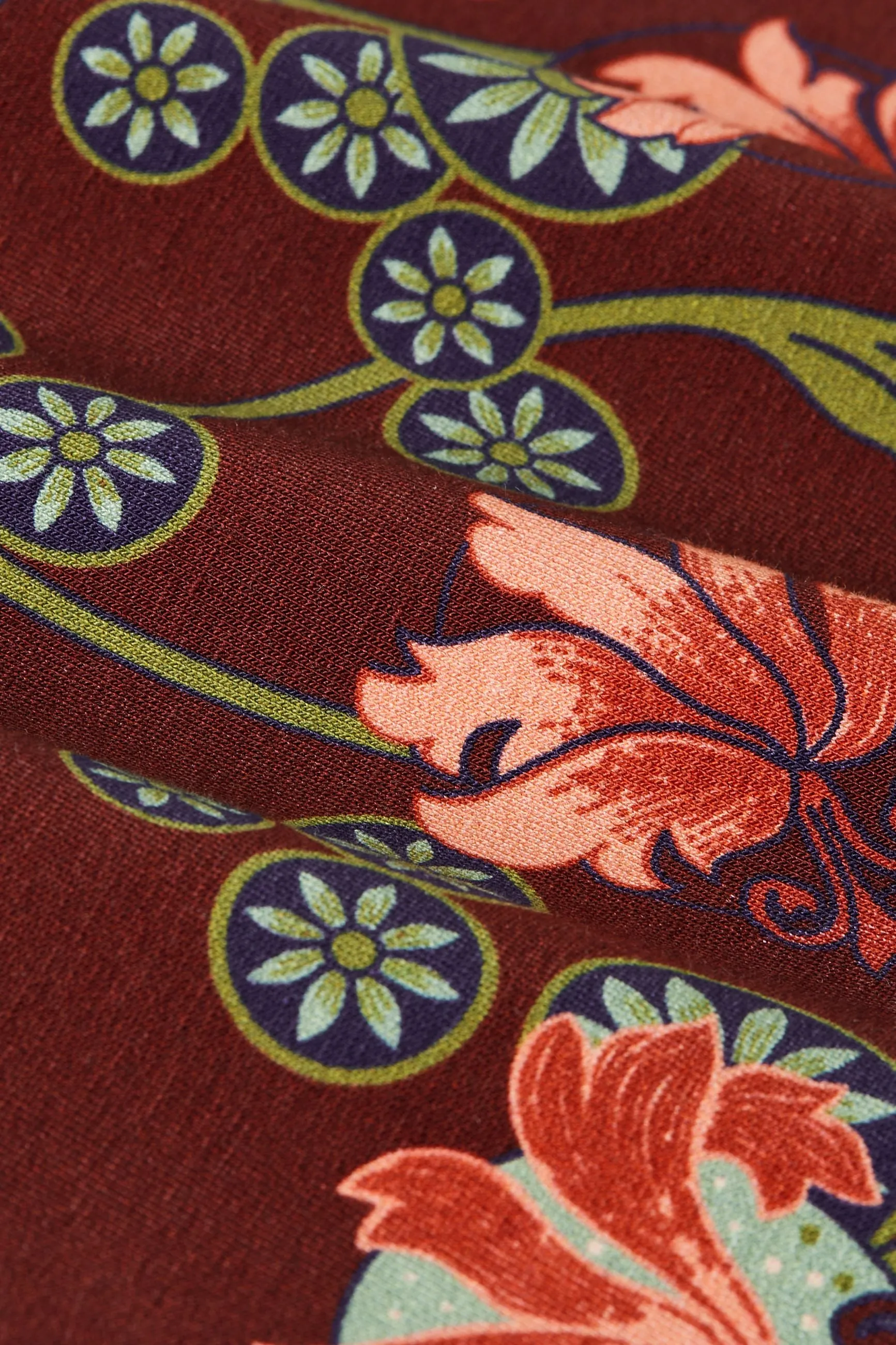 King Louie bessie jacket shanty cabernet red