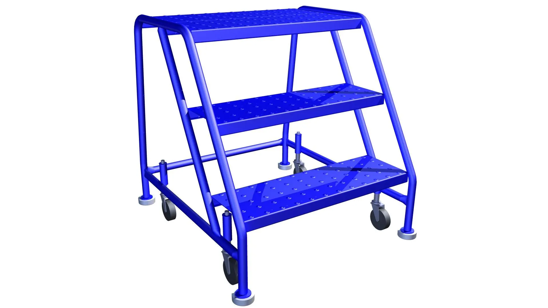 Ladder - Canway Mobile Ladder Stand - No Handrail 3 Step 3NH