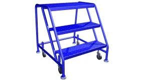 Ladder - Canway Mobile Ladder Stand - No Handrail 3 Step 3NH