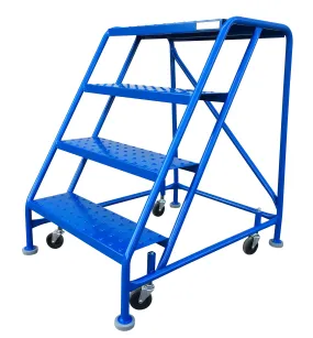Ladder - Canway Mobile Ladder Stand - No Handrail 4 Step 4NH