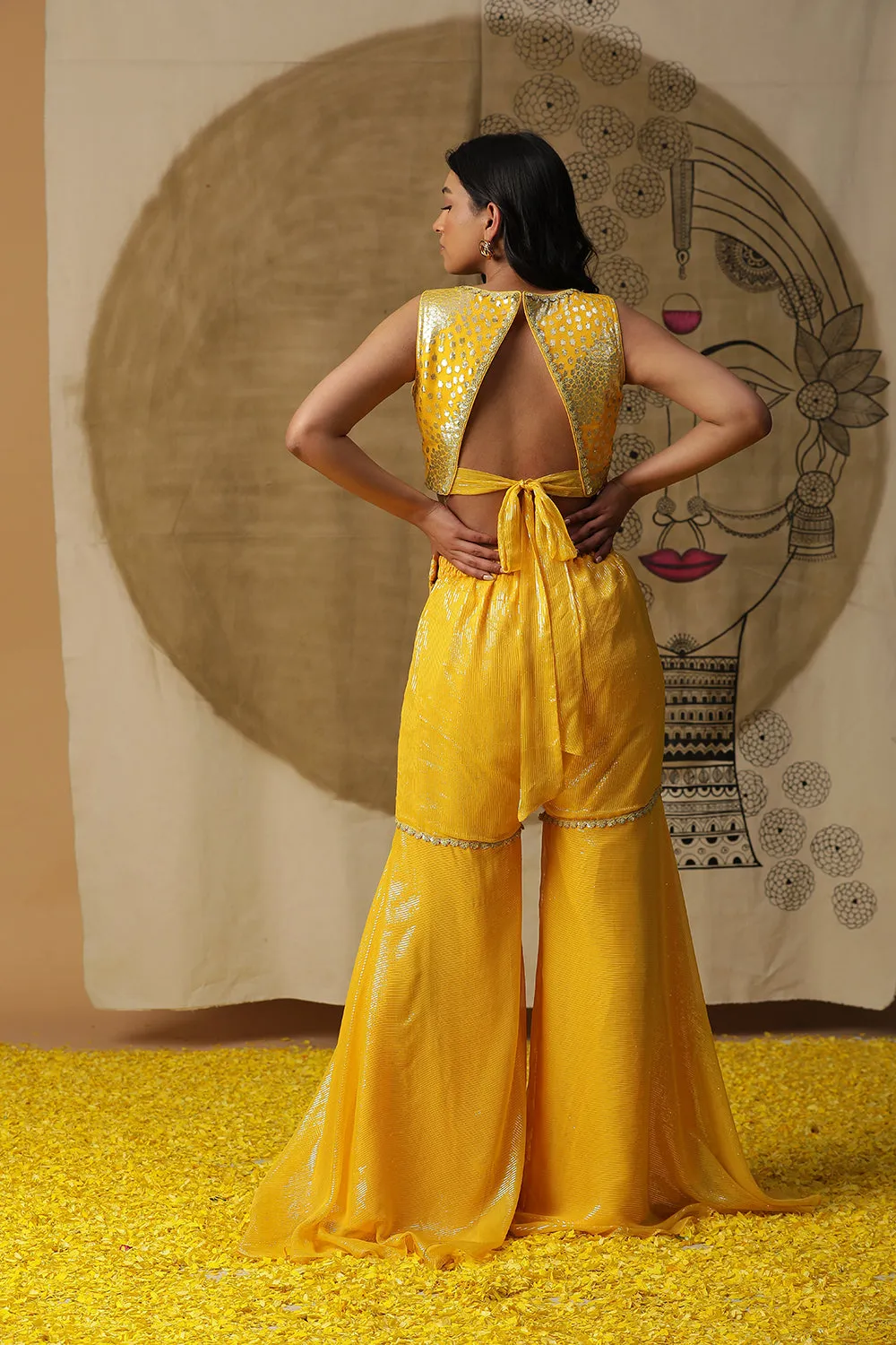 Lemon Yellow Cape Set