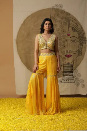 Lemon Yellow Cape Set