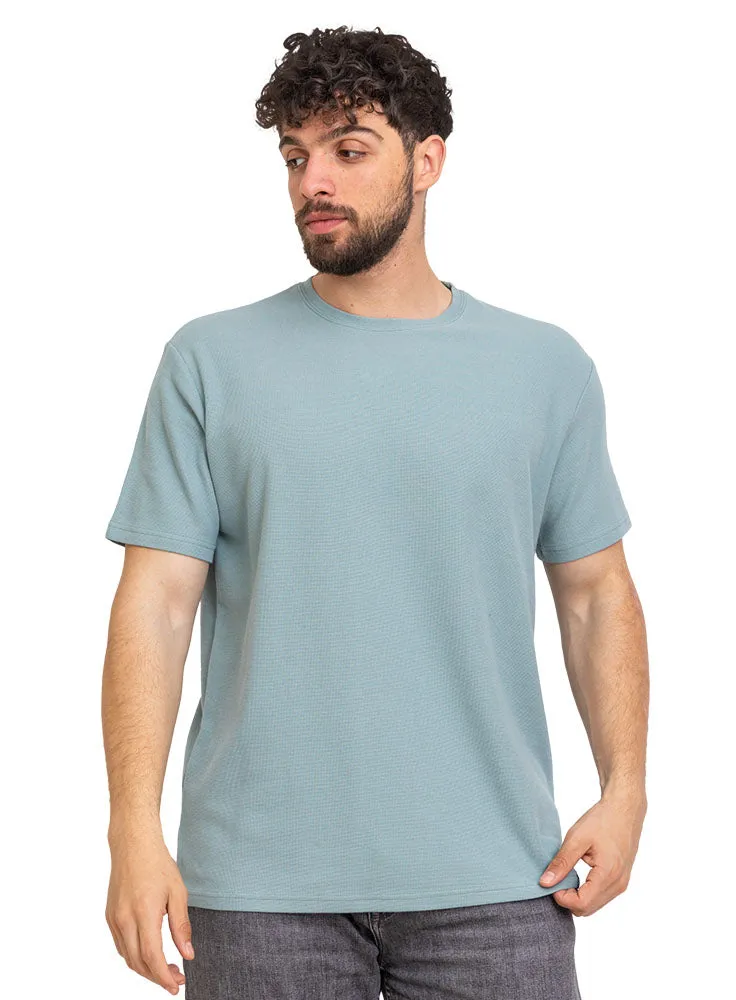 Mint Squares Round T-Shirt