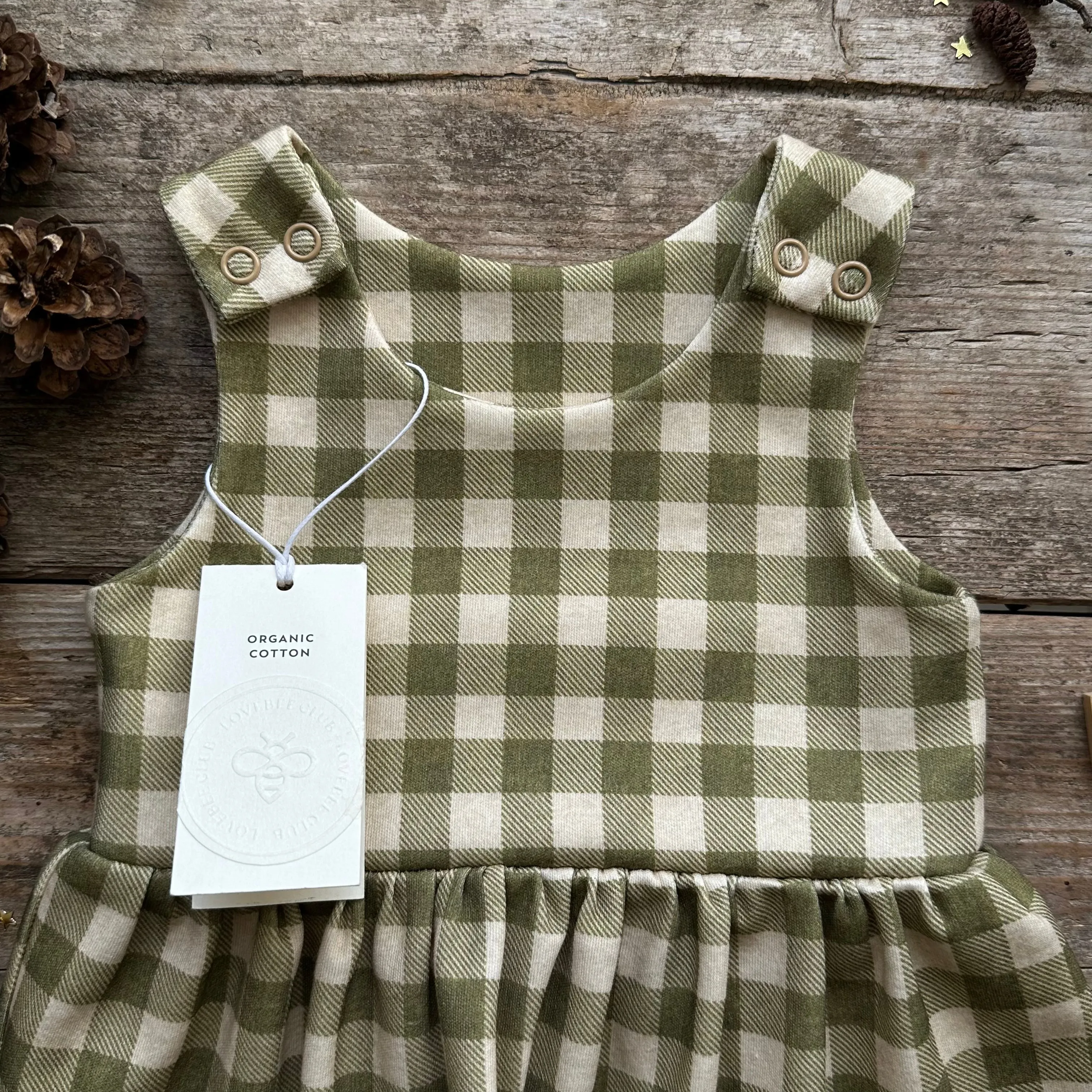 Moss Check Dress