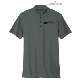 NEW - Mercer Mettle® Stretch Pique Henley - Anchor Grey