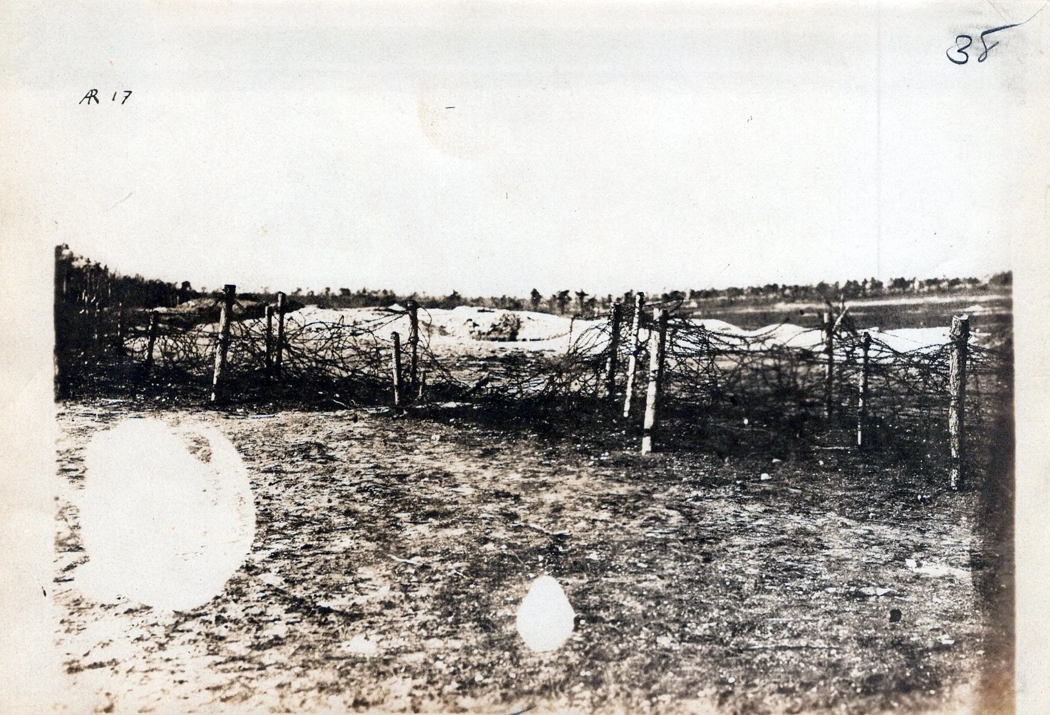 Original U.S. WWI Western Front Trench Warfare Photograph Collection (66 total) with Indexed List