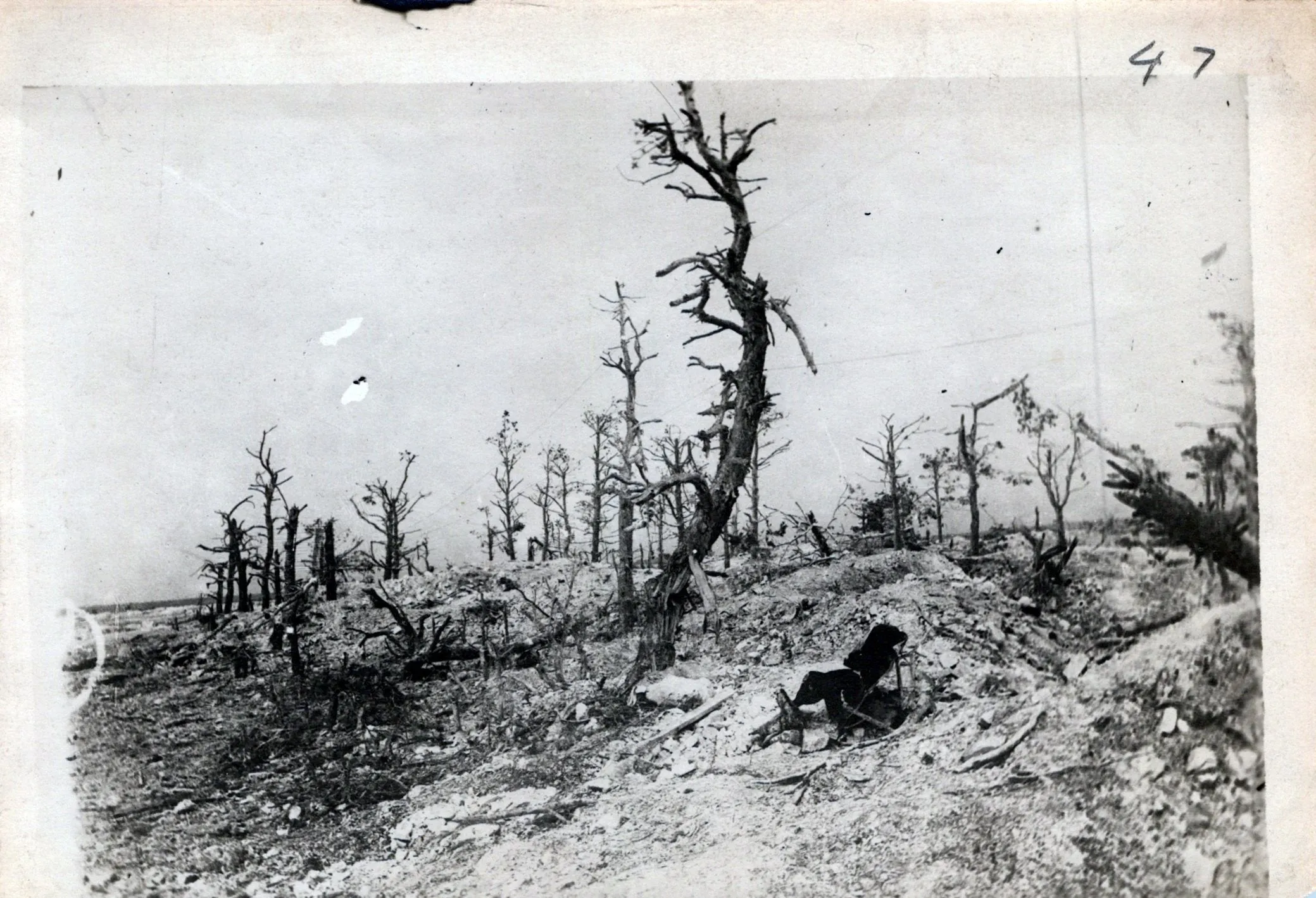 Original U.S. WWI Western Front Trench Warfare Photograph Collection (66 total) with Indexed List