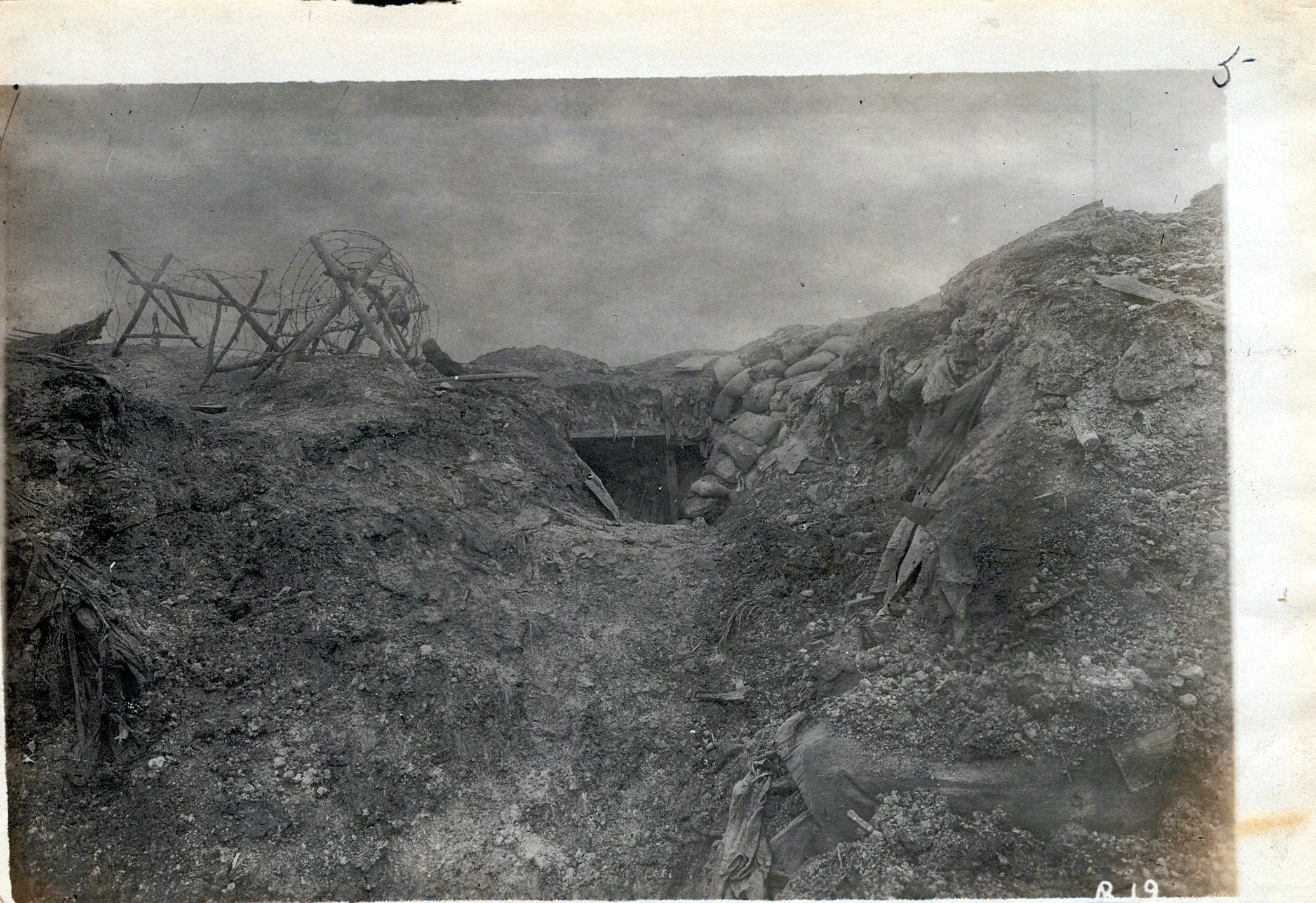 Original U.S. WWI Western Front Trench Warfare Photograph Collection (66 total) with Indexed List