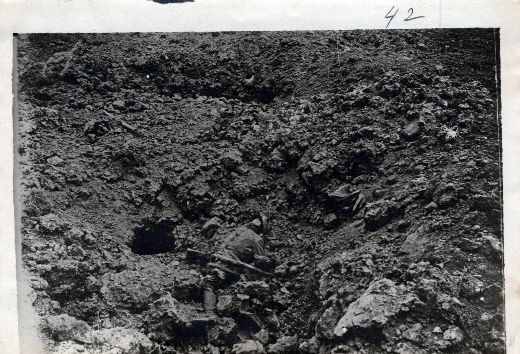 Original U.S. WWI Western Front Trench Warfare Photograph Collection (66 total) with Indexed List