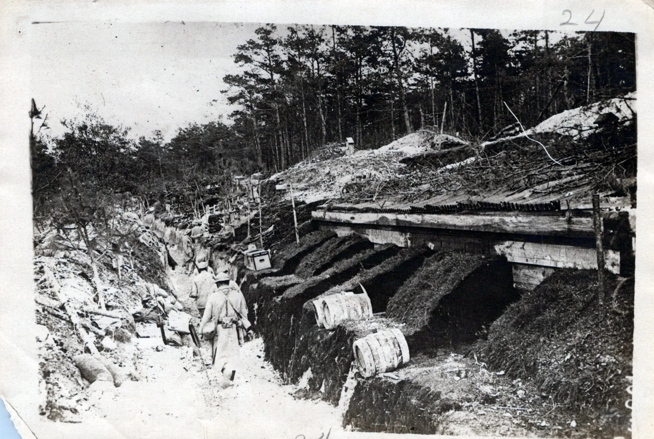 Original U.S. WWI Western Front Trench Warfare Photograph Collection (66 total) with Indexed List