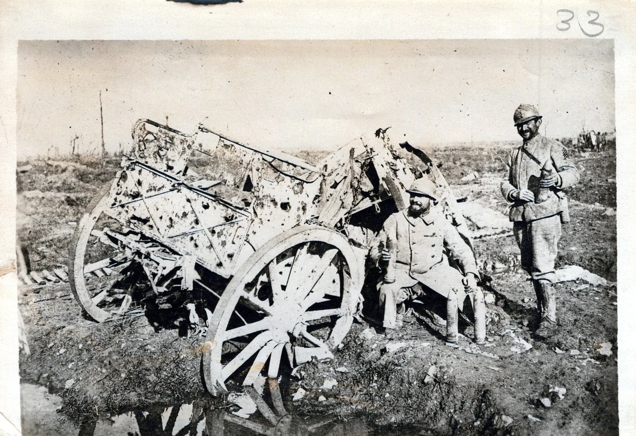 Original U.S. WWI Western Front Trench Warfare Photograph Collection (66 total) with Indexed List