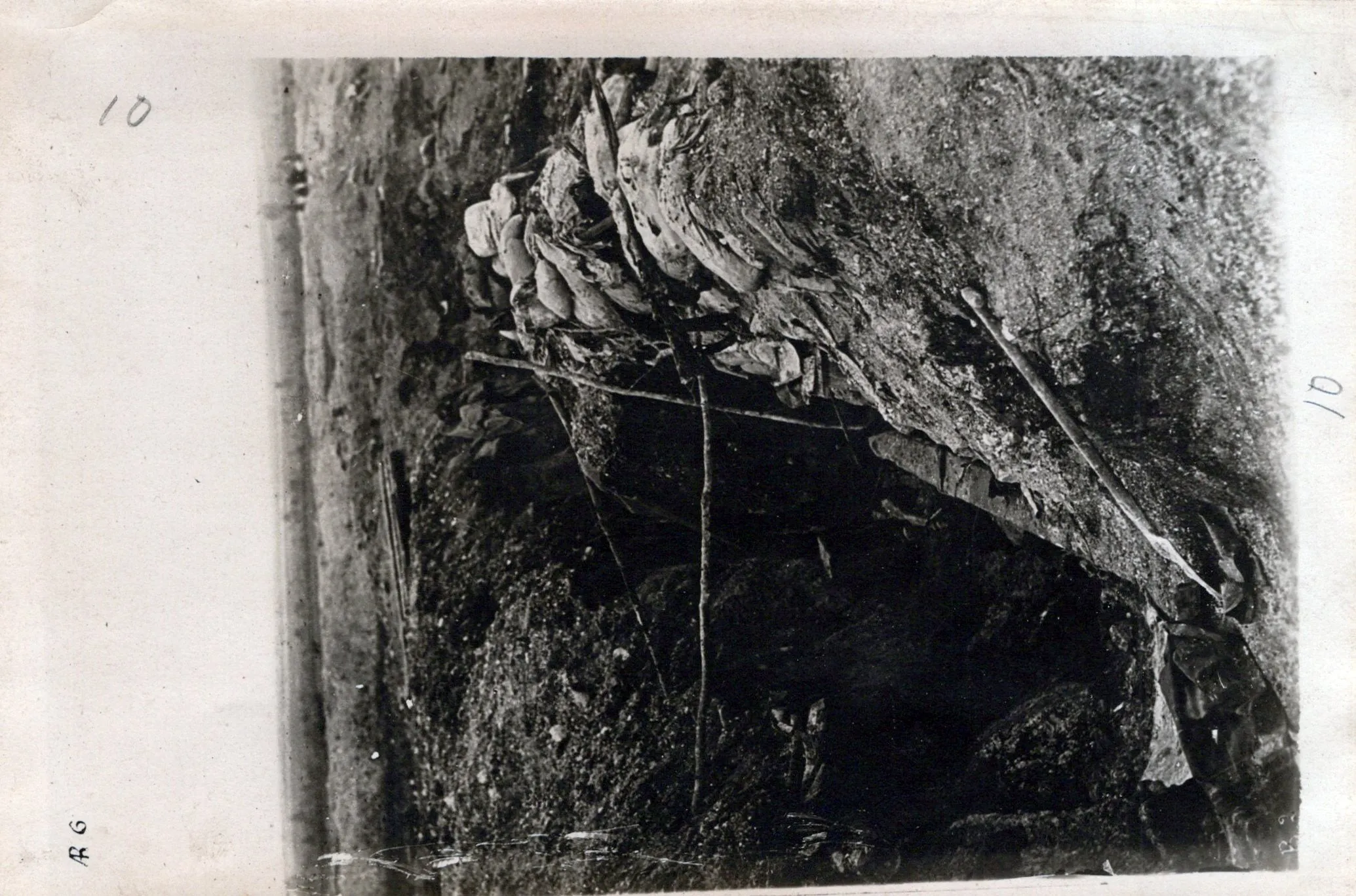 Original U.S. WWI Western Front Trench Warfare Photograph Collection (66 total) with Indexed List