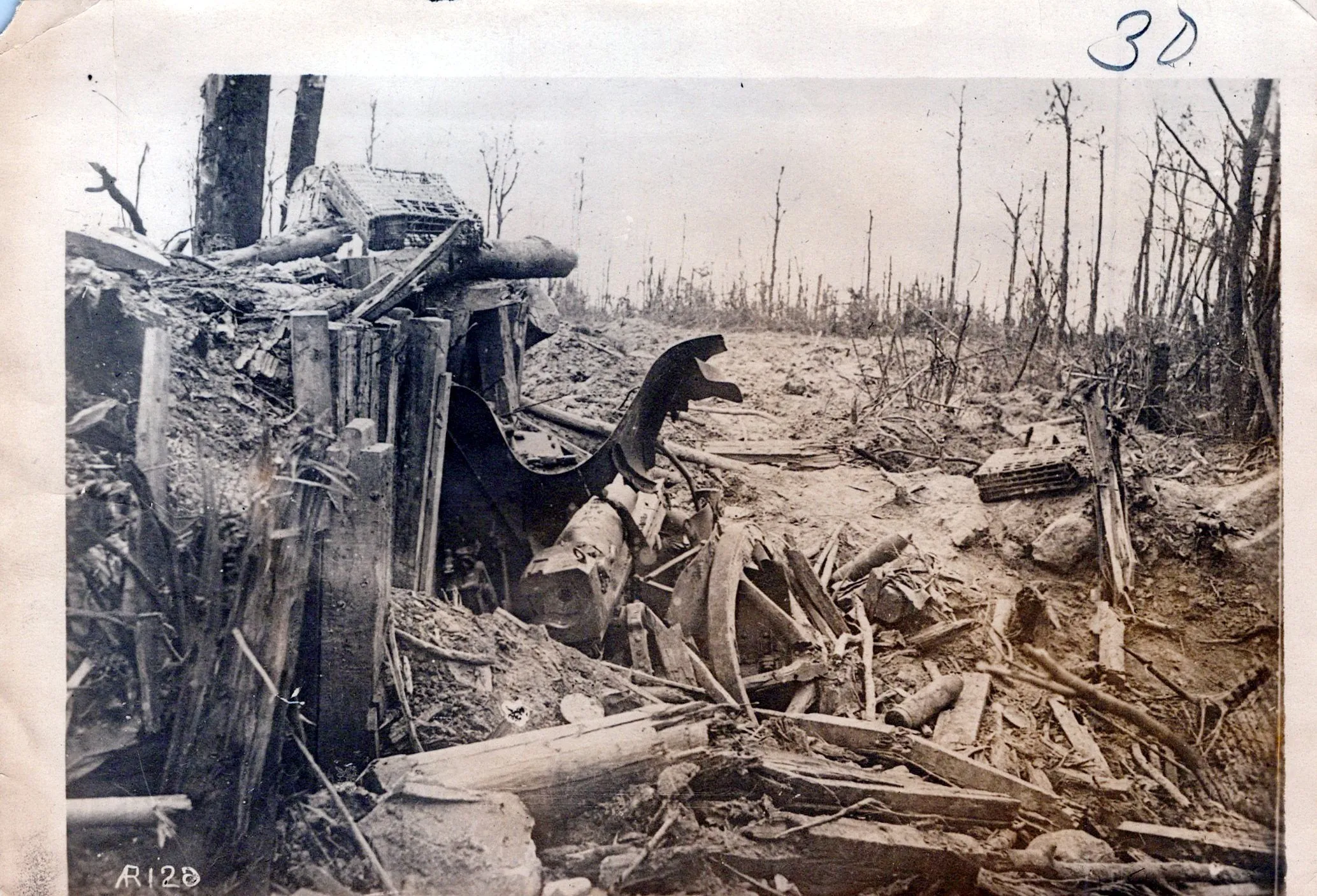 Original U.S. WWI Western Front Trench Warfare Photograph Collection (66 total) with Indexed List