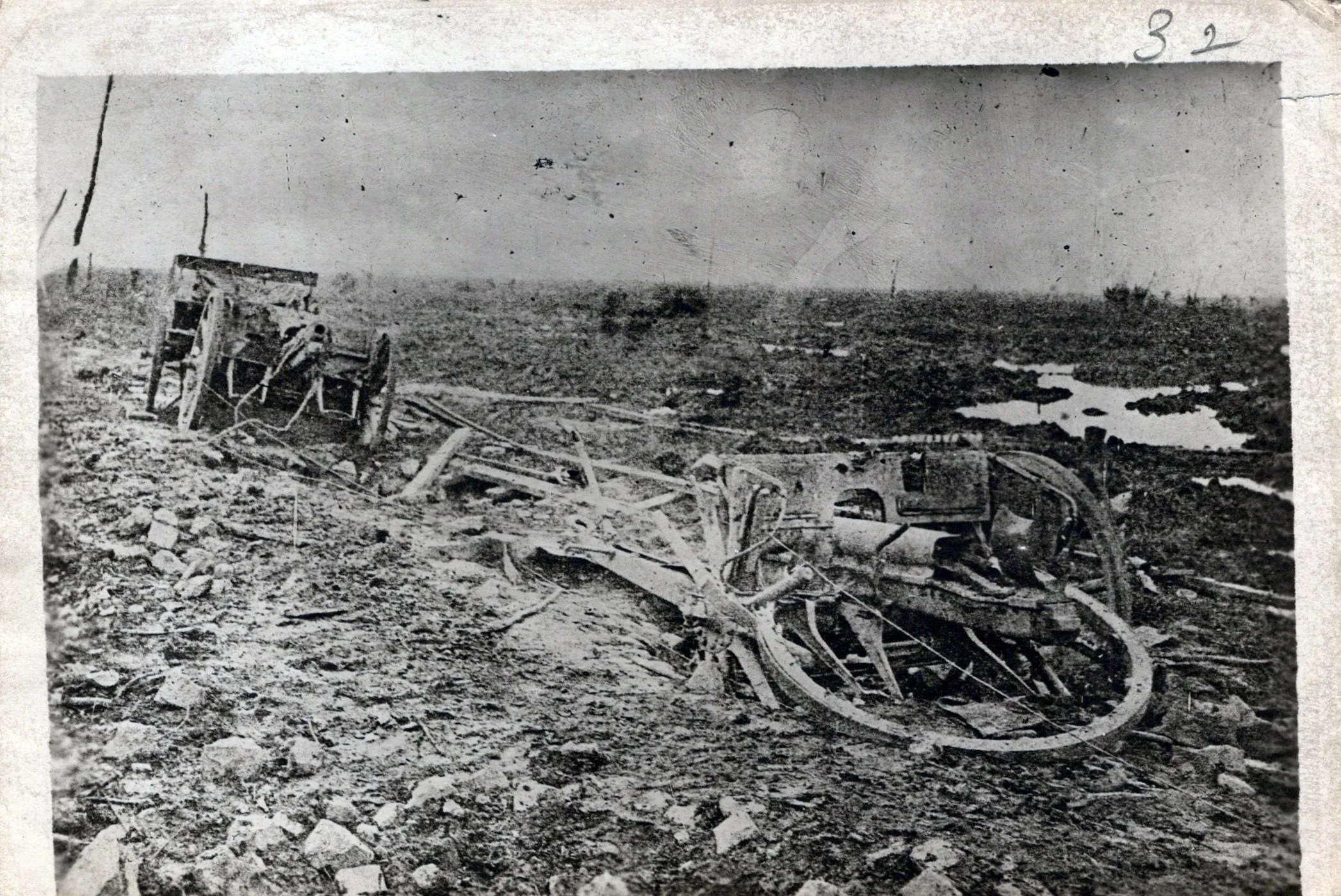 Original U.S. WWI Western Front Trench Warfare Photograph Collection (66 total) with Indexed List