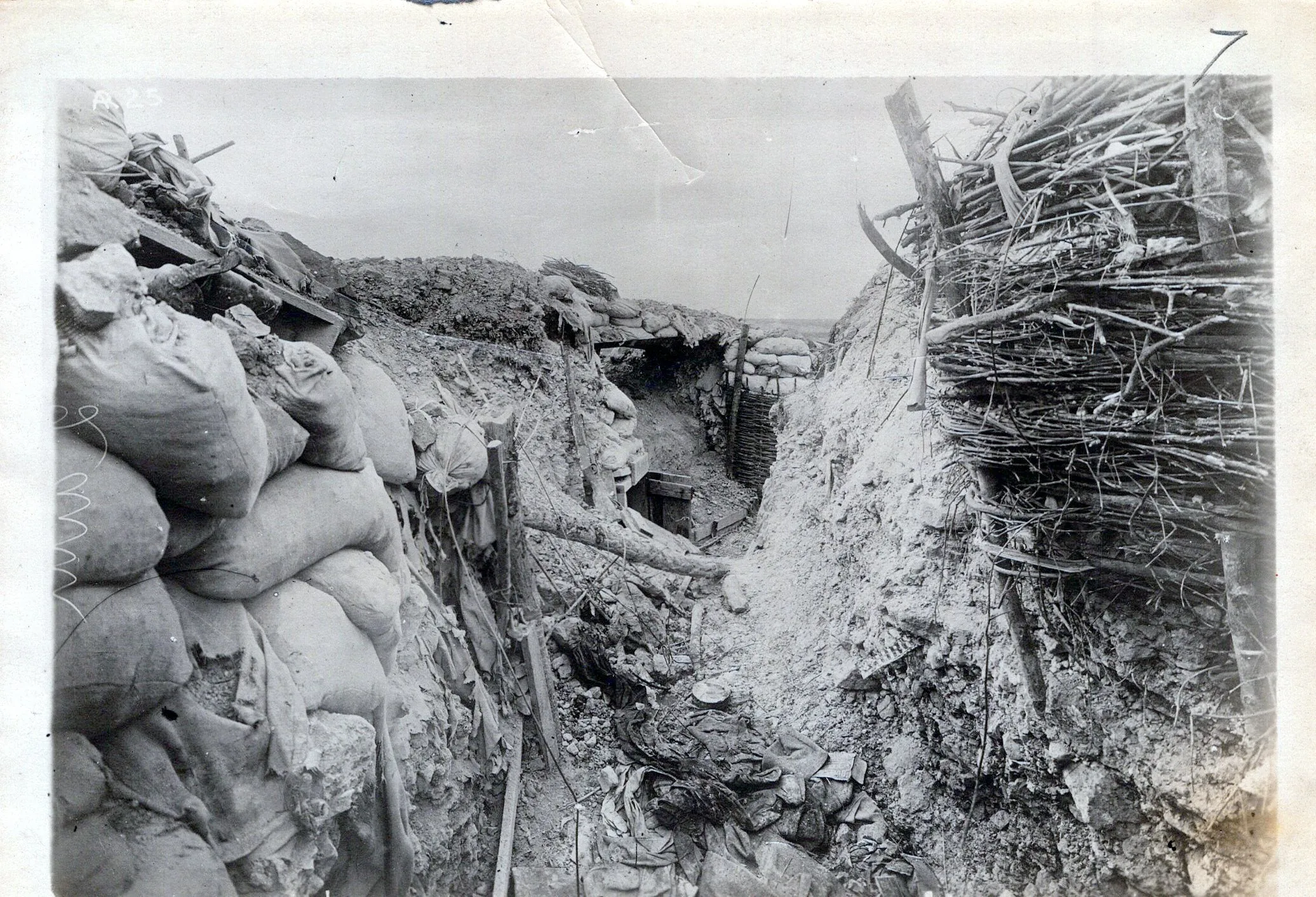 Original U.S. WWI Western Front Trench Warfare Photograph Collection (66 total) with Indexed List