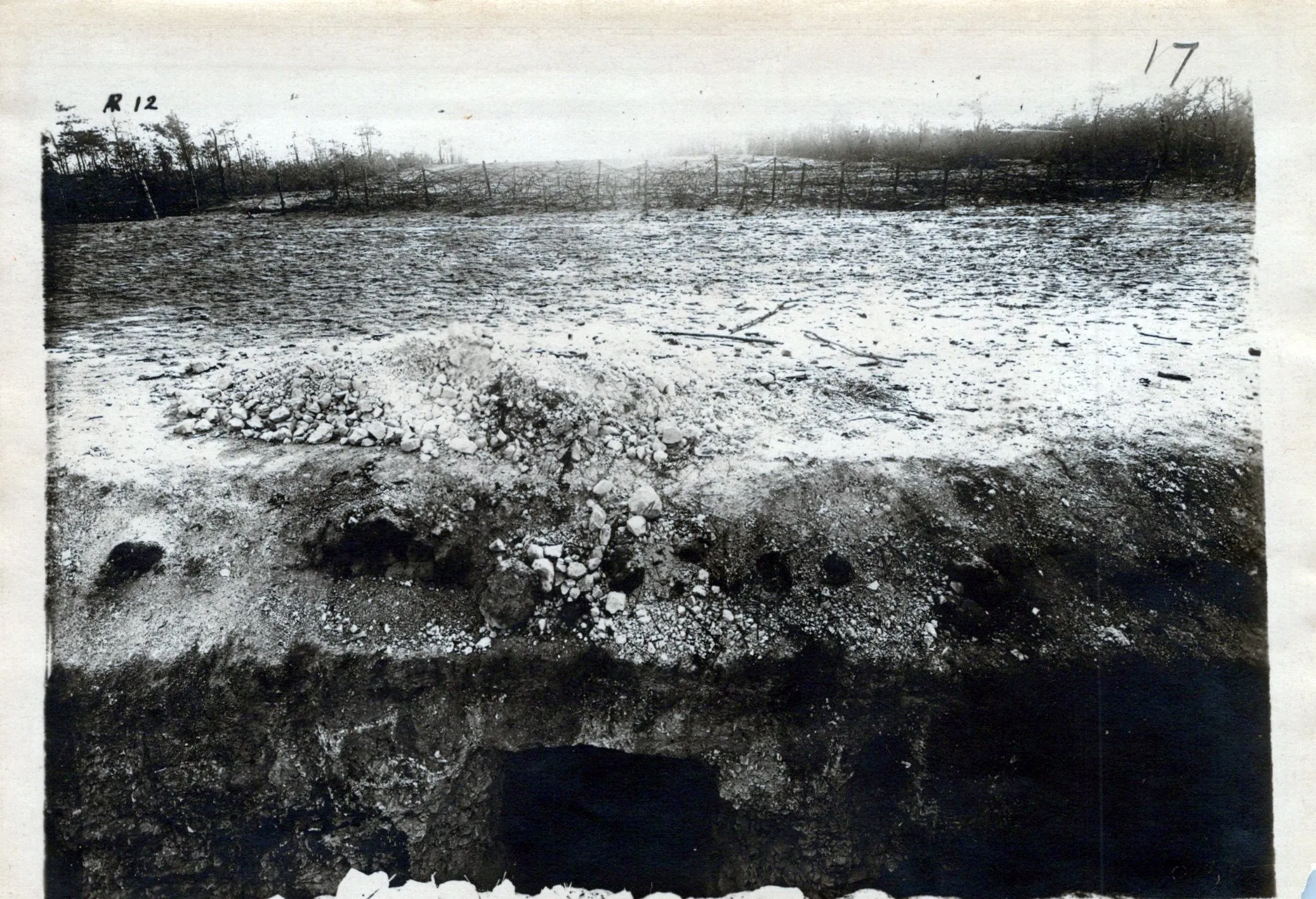 Original U.S. WWI Western Front Trench Warfare Photograph Collection (66 total) with Indexed List