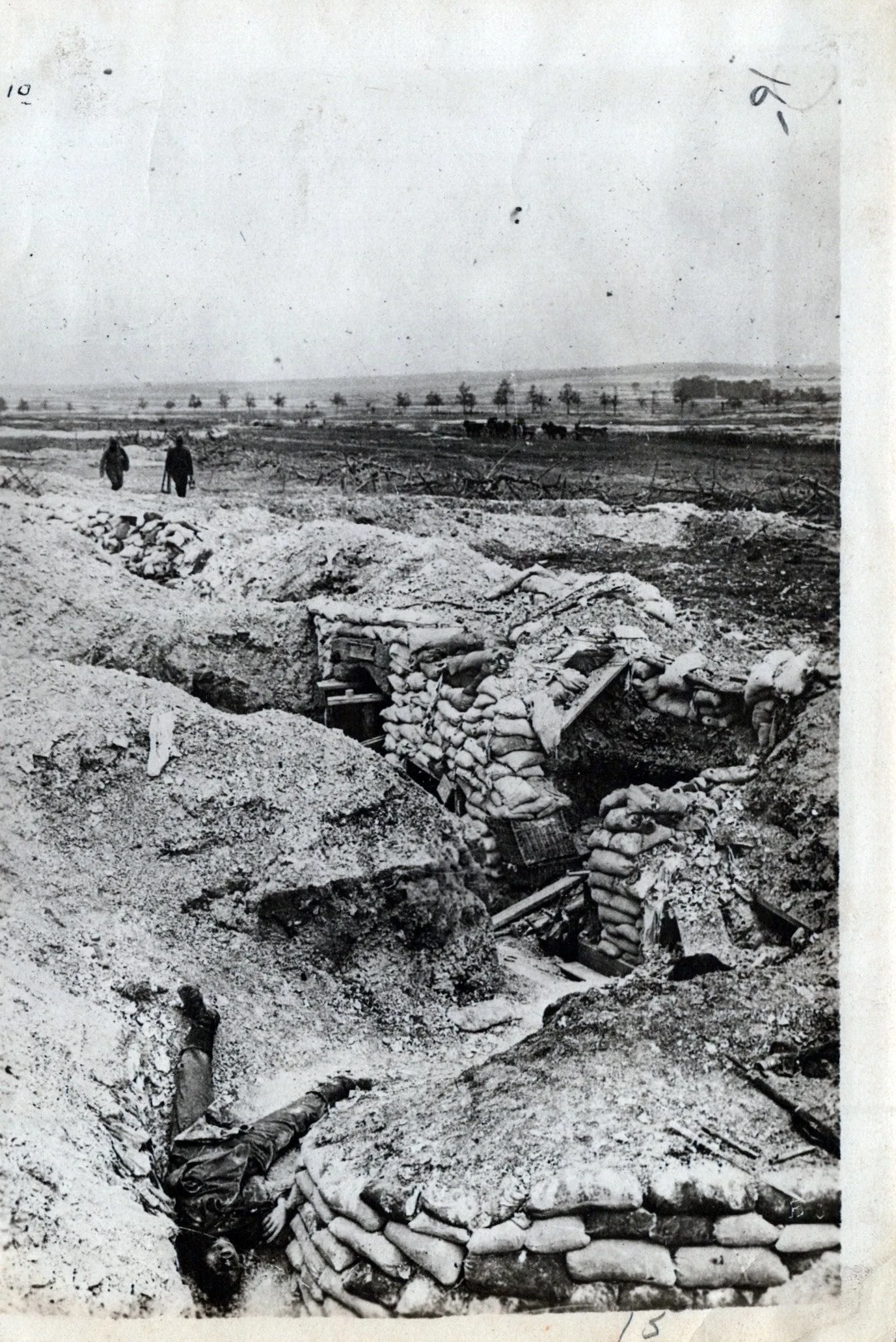 Original U.S. WWI Western Front Trench Warfare Photograph Collection (66 total) with Indexed List