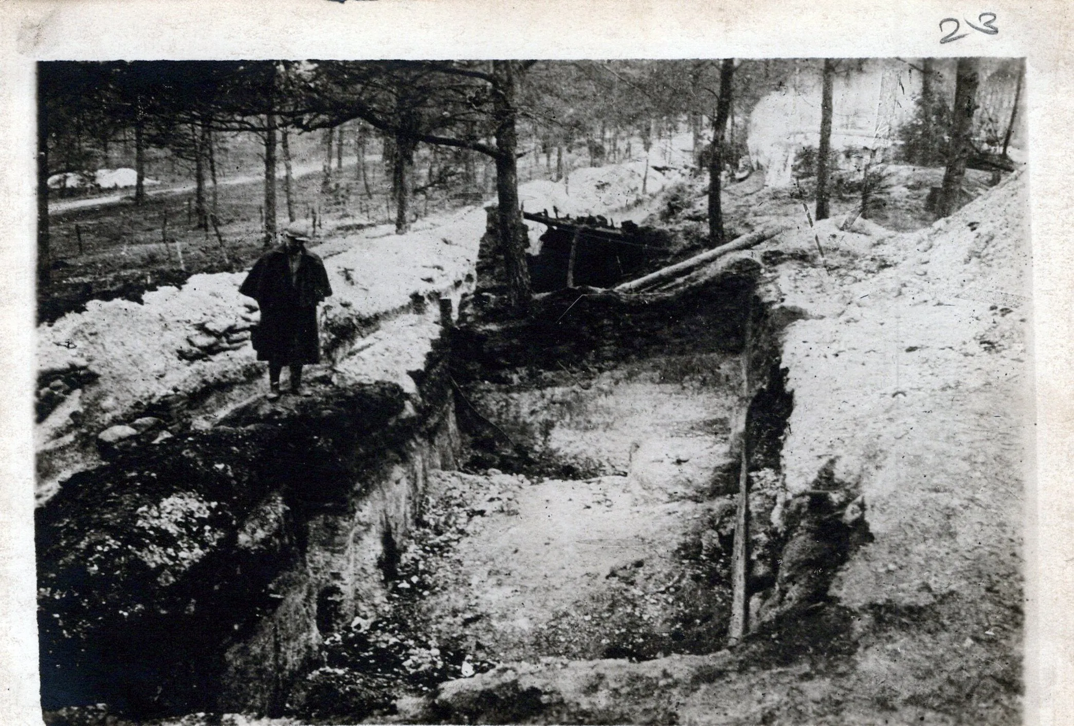 Original U.S. WWI Western Front Trench Warfare Photograph Collection (66 total) with Indexed List