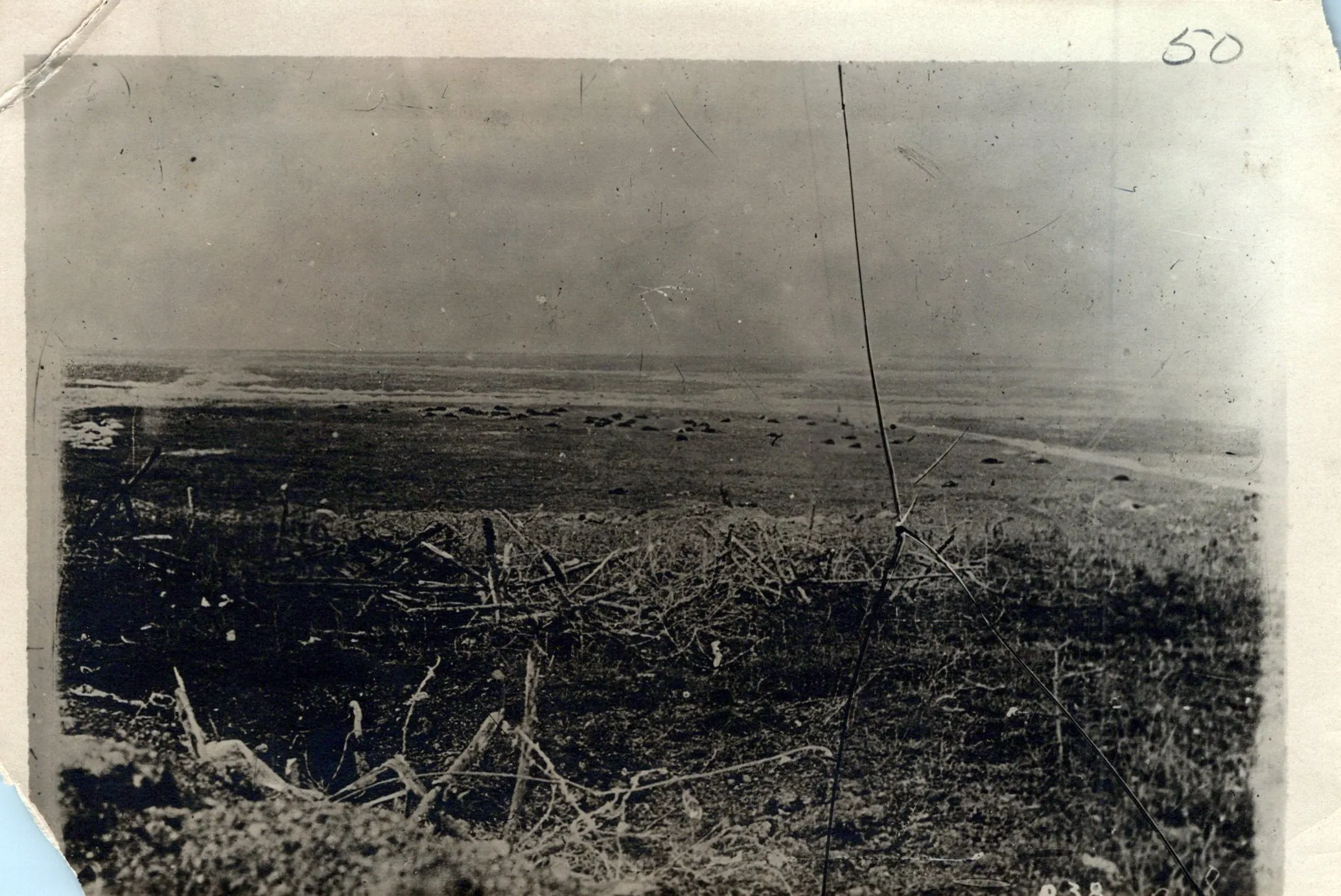 Original U.S. WWI Western Front Trench Warfare Photograph Collection (66 total) with Indexed List