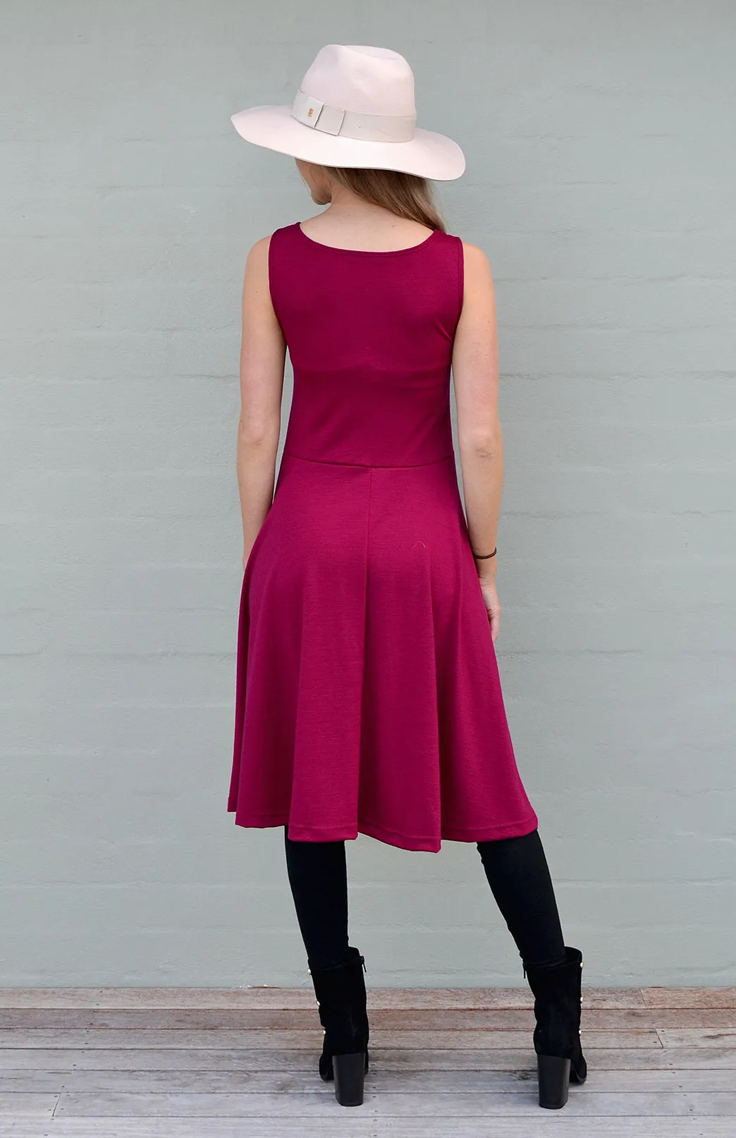Pre Loved: MaryAnn Dress 100% merino (size 14)
