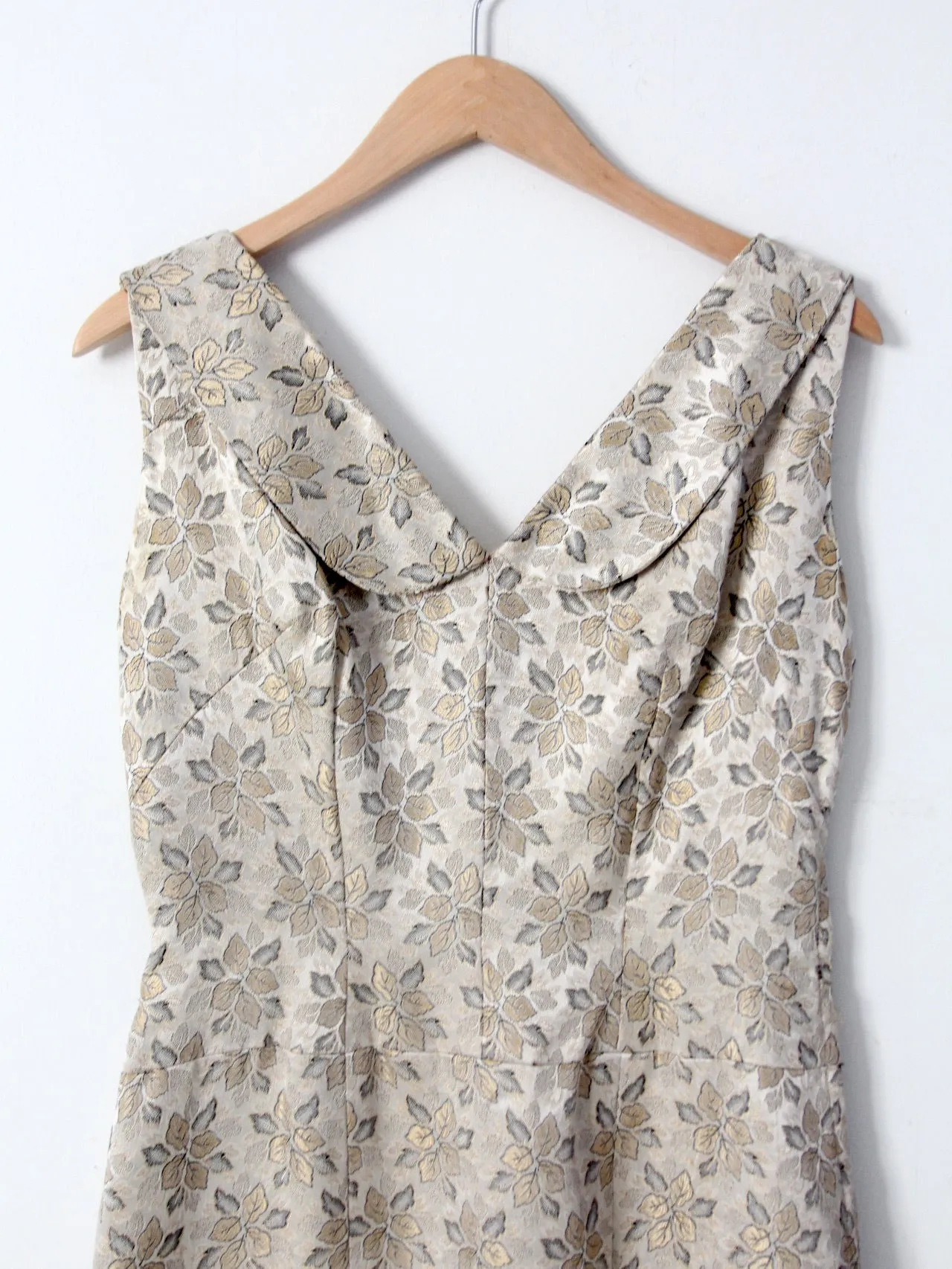 vintage 60s brocade dress